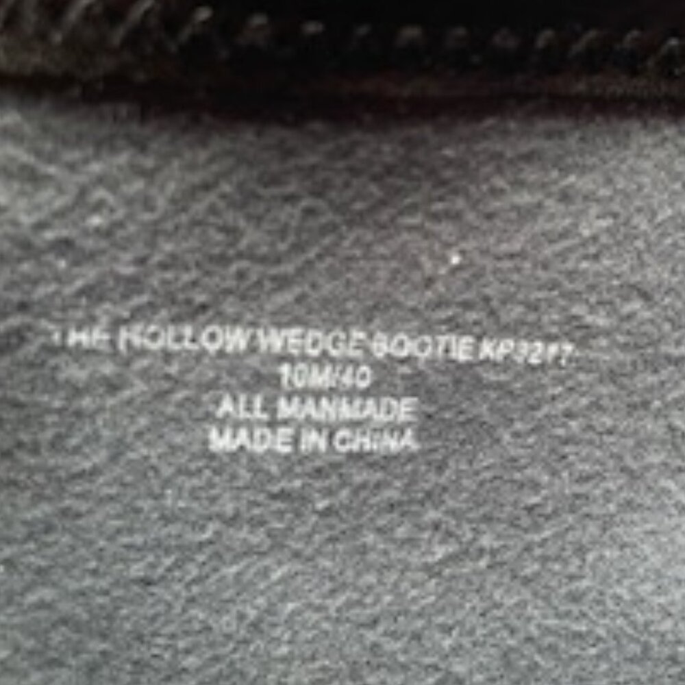 Katy Perry Hollow Heel Wedge Bootie in Black, Size 6 - Picture 4 of 6